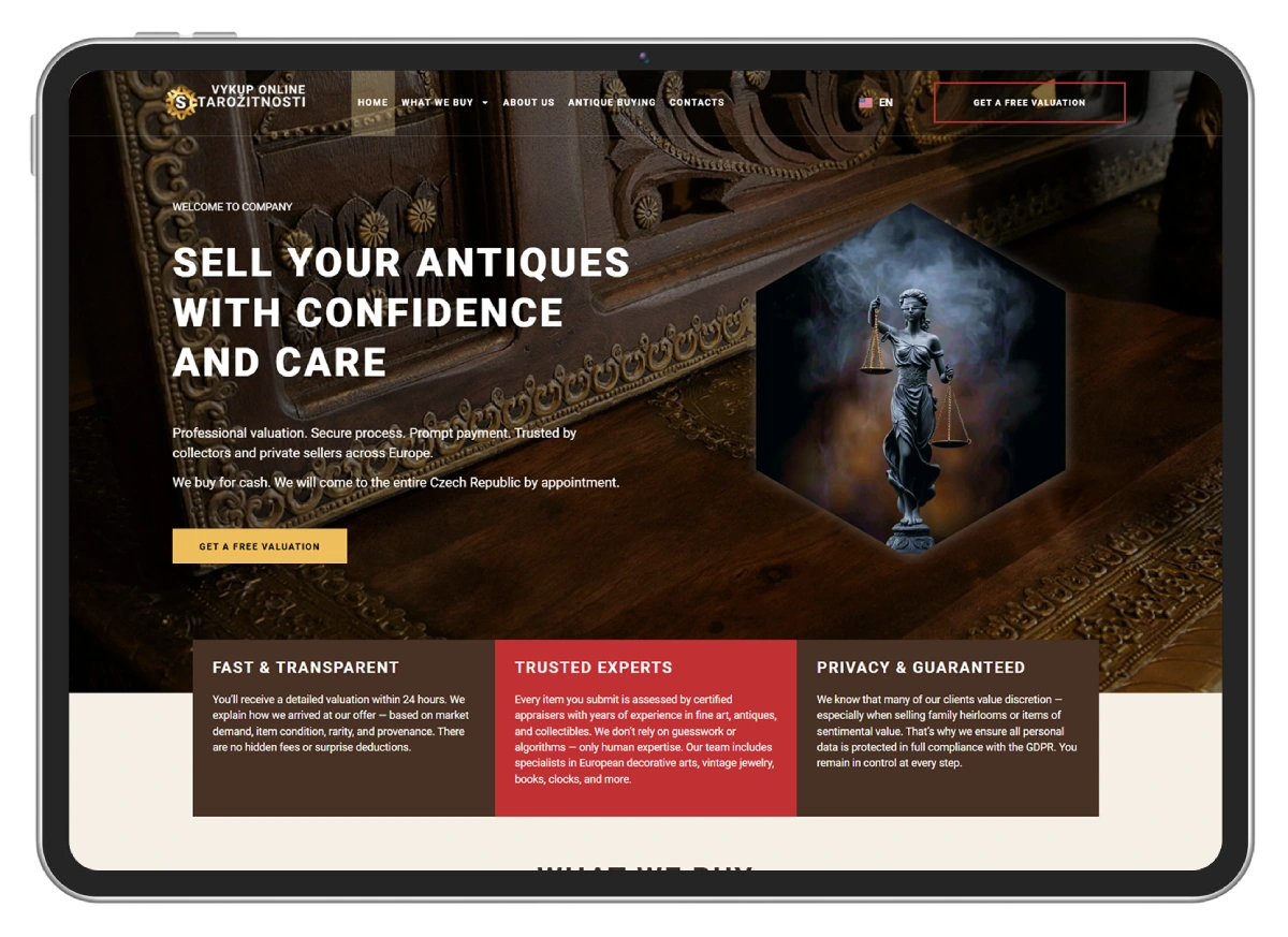corporate website design/development/seo case
