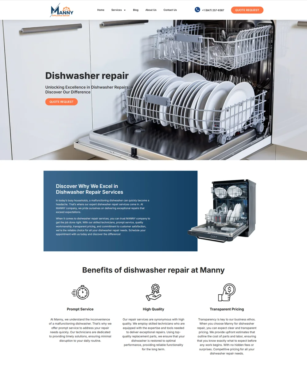 SEO website development case