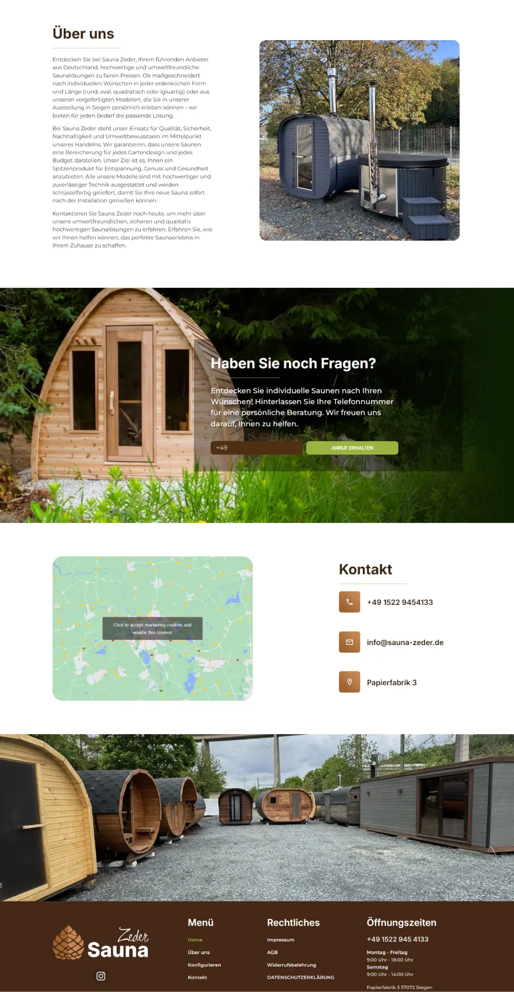 small business website development case